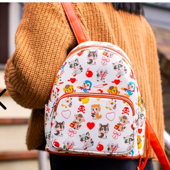 ♥️Host Pick♥️Cute Brand New Retro Villain Valentine Card Animal’s Mini Backpack - Picture 2 of 5